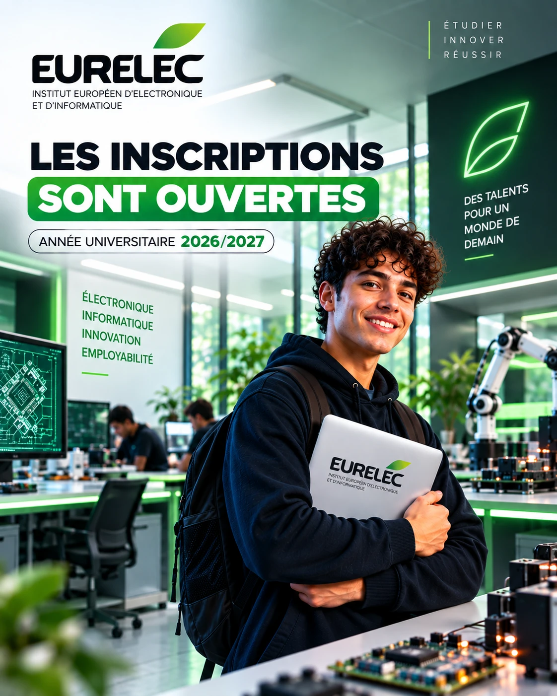 EURELEC, Institut Européen d'Électronique et d'Informatique — les inscriptions sont ouvertes pour l'année universitaire 2026/2027